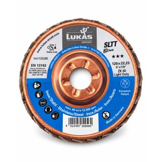 Lukas Schleiflamellenteller SLTT125, ZK40, IQ-Serie