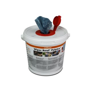 Wiper Bowl® Polytex® 72 feuchte Reinigungstücher im Spendereimer