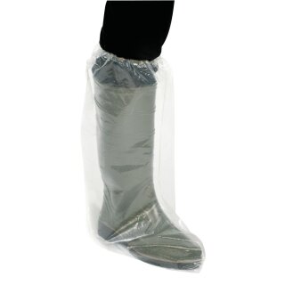 PE Stiefelüberzieher mit Gummizug, Stärke: 70 µm, Länge: 40 cm, Höhe: 50 cm, Preis pro 100 Stück