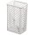 Abfallkorb 35L, Kunststoff, weiß, H 500 x B 320 x T 250 mm, inklusive Wandhalterung, Preis pro Stück