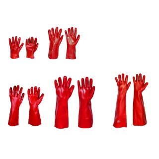 StrongHand Vinyl, rot, Länge: 27 - 60 cm, Gr. 10