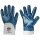 StrongHand BLUESTAR, Arbeitsschutzhandschuhe, 100% Baumwolle, Nitril, Gr. 09 - 11