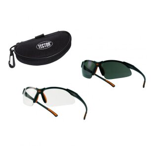 Tector, Schutzbrille SPRINT, elastische Bügel, klar/getönt/etui