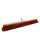 Straßenbesen, Elaston rot, mit Metallhalter, Sattelholz, 40 - 100 cm
