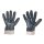 STRONG HAND® FULLSTAR, 100% Baumwollhandschuh mit blauer Nitril-Vollbeschichtung, u. Segeltuch-Stulpe, nach EN388