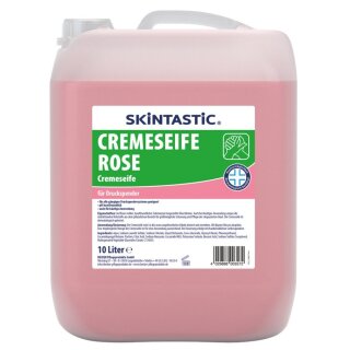 Skintastic, Cremeseife Rose, 1 L, 5 L, 10 L