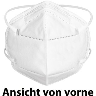 Atemschutzmaske FFP2 NR ohne Ausatemventil faltbar, Preis per St&uuml;ck