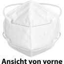 Atemschutzmaske FFP2 NR ohne Ausatemventil, faltbar