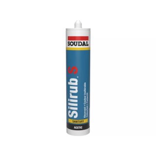 Soudal SILIRUB S, Sanitärsilikon, 300 ml, verschiedene Farben