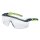Uvex 9164285 astrospec 2.0 Schutzbrille, klare Sichtscheibe, schwarz-lime Bügel