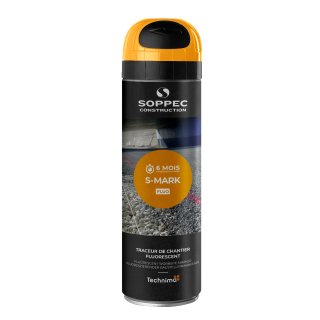 Soppec S-Mark, Neon-Sprühfarbe, Markierspray, 500 ml, orange, Preis pro Stück