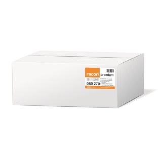 racon premium Falthandtücher 21,6 x 27 cm, Zellstoff-Tissue, hochweiss, 2-lagig, 18 UV à 170 Stk = 3.060 Stück