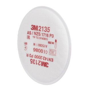 3M™ Serie 6000, Bajonett-Partikelfilter P3 (2135)