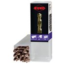 RUKO Spiralbohrer, DIN 338, Typ VA, HSS-Co5%, Zylinderschaft, 6,0 mm-Ø, Länge: 93/57 mm, Preis pro Stück