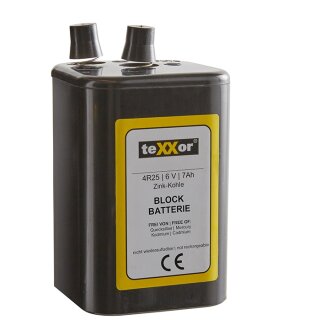 teXXor Batterie 6V 7AH IEC 4R25