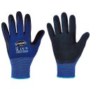 StrongHand SCOTT, Feinstrickhandschuh, blau/schwarz, Gr....