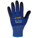StrongHand SCOTT, Feinstrickhandschuh, blau/schwarz, Gr....