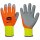 StrongHand DOUBLE ICE, Winterhandschuh, orange/grau/gelb, vollbeschichtet, Gr. 10