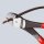 KNIPEX Kraft-Seitenschneider 74 01, schwarz atramentiert, Kopf poliert, Griffe mit Kunststoff überzogen, 140 - 250 mm