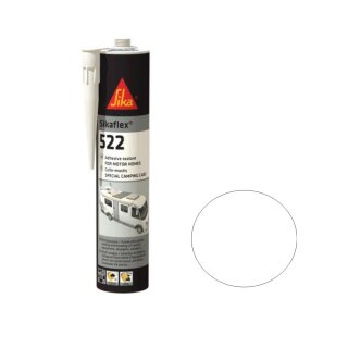 Sikaflex 522, Witterungsbeständiger, emissionsarmer, vielseitig einsetzbarer STP-Dichtstoff, Kartusche á 300 ml, weiß