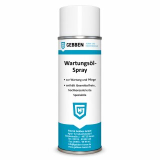 GEBBEN Wartungsöl-Spray, 400 ml