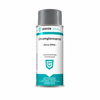 GEBBEN Chromglanzspray, 400 ml, optische Aufbesserung mit Glanz-Effekt