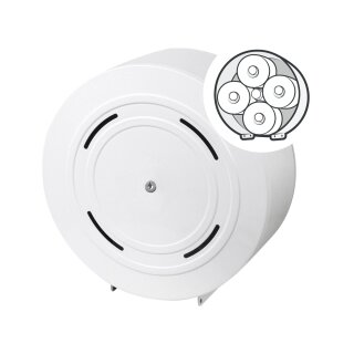 racon MW KR quattro Toilettenpapierspender, 4 Rollen pro Spender