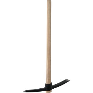 Kreuzhacke 3000g, geschmiedet, schwarz lackiert, mit 950 mm Eschenstiel