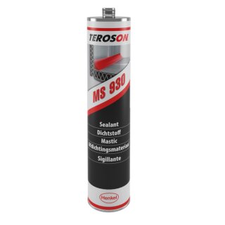 Henkel TEROSON MS 930 Flexible Dichtung, Metallkartusche á 310 ml, Farbe: schwarz