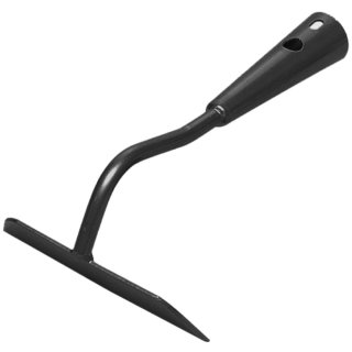 Ziehhacke 16 cm, Stahl, pulverbeschichtet, anthrazit, Dülle: 28 mm-Ø