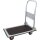 pro-bau-tec® Plattformwagen schwarz/silber, Tragkraft: 150 kg, ca. 47 x 74 cm Ladeflläche