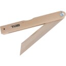 TRIUSO Holz-Schmiege, Buche, geschliffen und lackiert