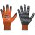 StrongHand TIGER TOUCH, Feinstrickhandschuh, orange/schwarz, Gr. 06 - 11