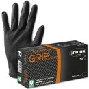 StrongHand Einweghandschuhe Grip Schwarz, Orange,...