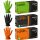 StrongHand Einweghandschuhe Grip Schwarz, Orange, Grün, Gr. 07-11
