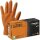 Stronghand Einweghandschuhe Grip Orange Box á 50 Stück, Größe: 08