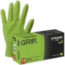 Stronghand Einweghandschuhe Grip Grün Box á 50 Stück, Größe: 08