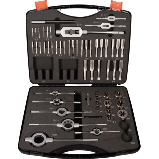 Projahn 91006 HSS-G Gewindeschneidzeugset 55tlg Handgewindebohrer M3-20