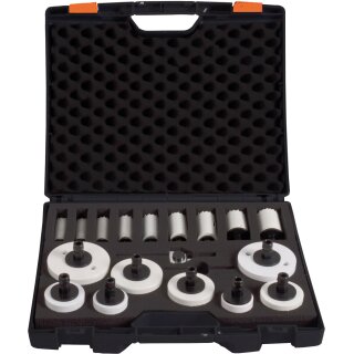 Projahn 68913 BiMetall Lochsägen-Koffer "Universal" 18 tlg. inkl. Adapter