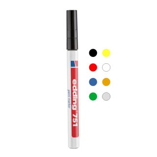edding 751 Lackmarker, in 8 verschiedenen Farben