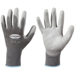 StrongHand CLASSIC SHENZHEN, Feinstrickhandschuhe, Nylon, PU, Gr. 06 - 11