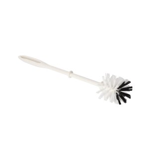 Urinalbürste aus Kunststoff, 33 cm, schwarz/weißem Bürstenkopf, Preis pro Stück