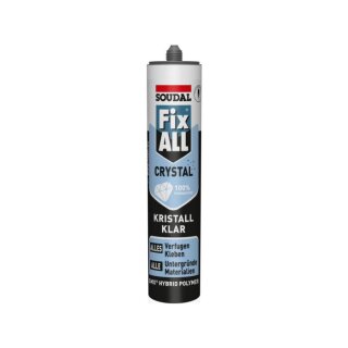 Soudal Fix ALL Crystal, Kleb- und Dichtstoff, Kartusche á 300 g