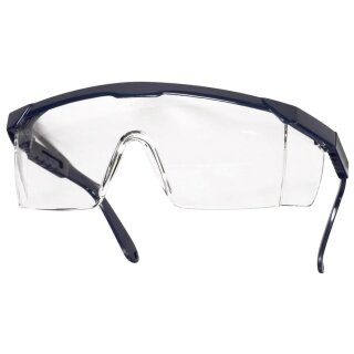 Tector, CRAFTSMAN, Schutzbrille, klare Sichtscheibe mit schwarzen Bügeln