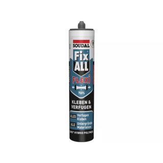 Soudal, Fix All Flexi, Kleb- und Dichtstoff, Kartusche á 470 g, weiß