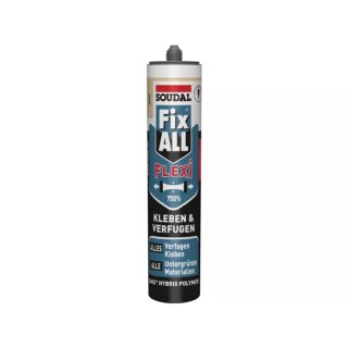 Soudal, Fix All Flexi, Kleb- und Dichtstoff, Kartusche á 470 g, beige