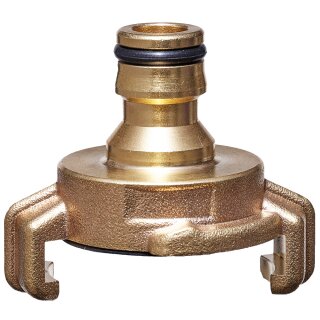 Adapter, Messing, Nockenweite: 40 mm, komp. zu Garden/GEKA