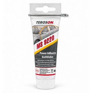 Henkel Teroson MS 9220, Kraftkleber, Tube á 80 ml, schwarz