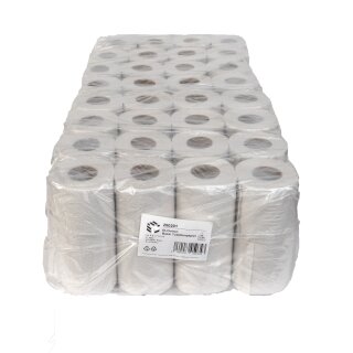 ELOclean Basic Toilettenpapier 2-lagig 250 Blatt/Rolle, 8 Pack á 8 Rollen = 64 Rollen