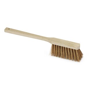 Handfeger, Poly Kokos, unlackiert, 43 cm - LANGSTIEL mit Stielloch